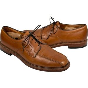 Allen Edmonds Hillcrest Brown Leather Oxford Derby Lace Up Dress Shoes Size 13